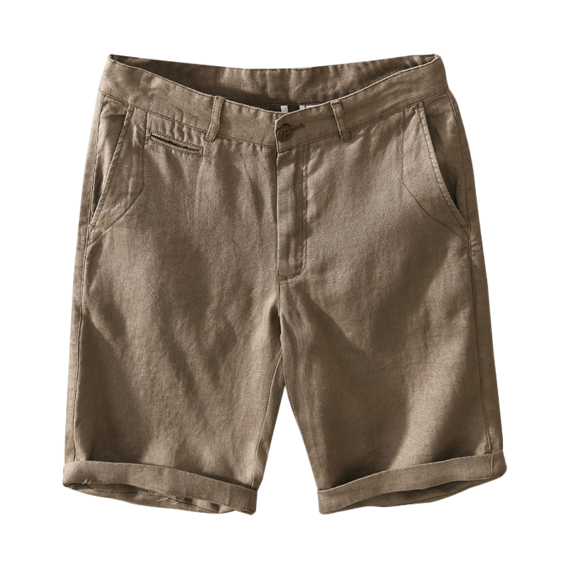 Pure Linen Beach Loose Shorts