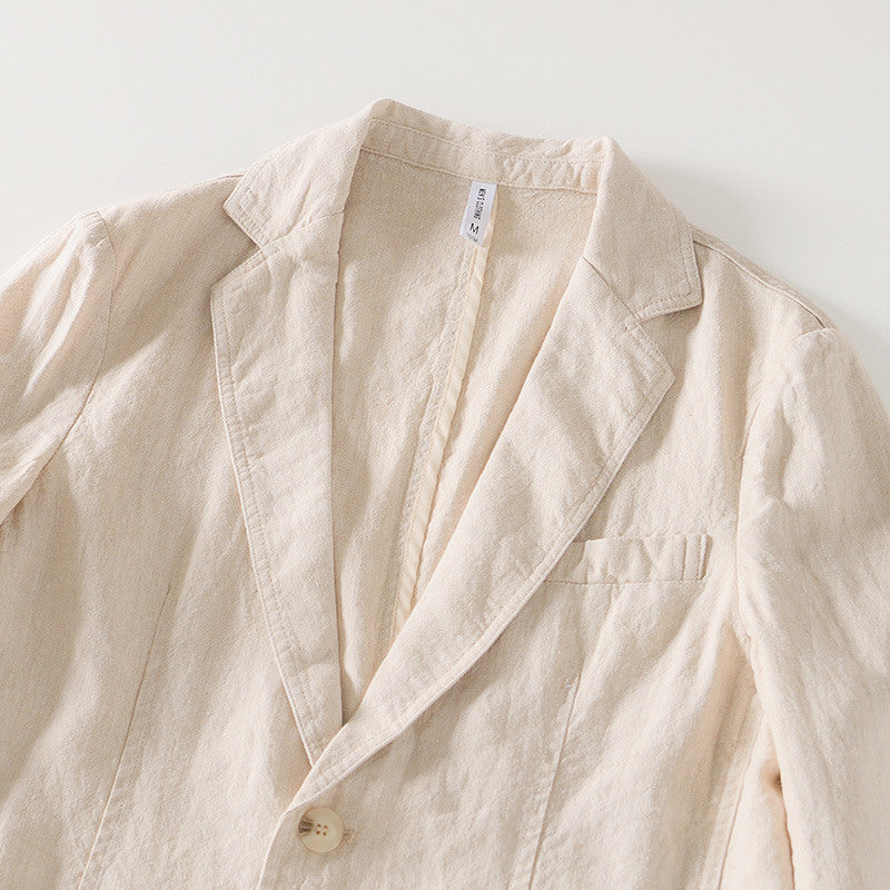 Pure Linen Vintage Business Jacket